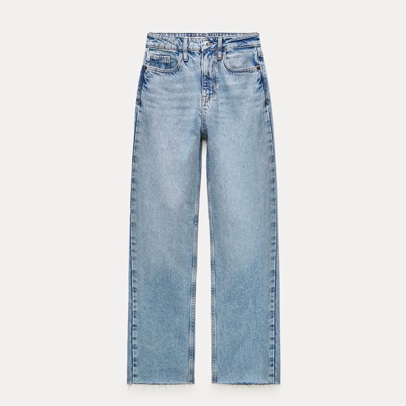 Zara Denim - Zara Light High Rise Straight-Leg Women's Jeans